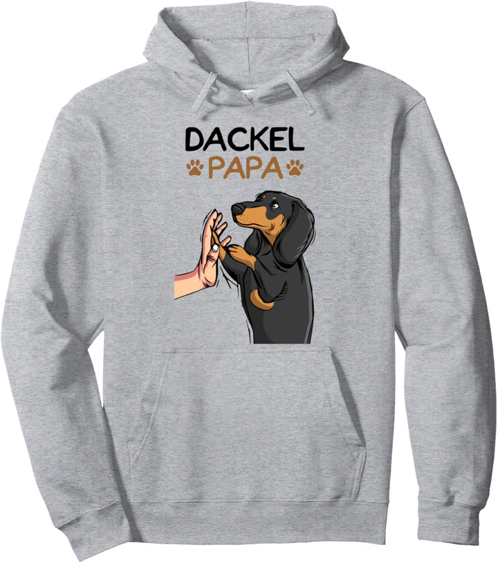 Dackel Papa Dachshund Hund Hundebesitzer Pullover Hoodie