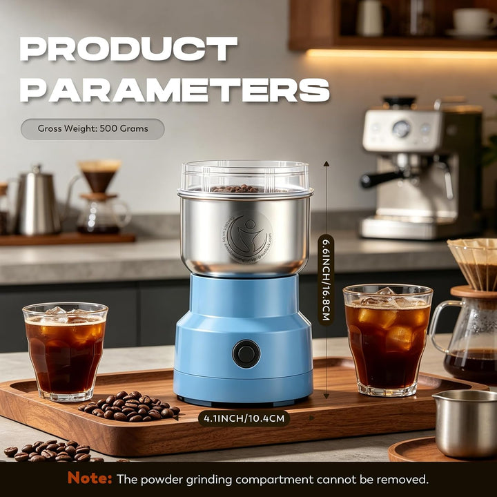 Moongiantgo Getreidemühle Multifunktionale 200W 14500rpm Gewürzmühle Ultrafeine Kaffeemühle, 300ml K