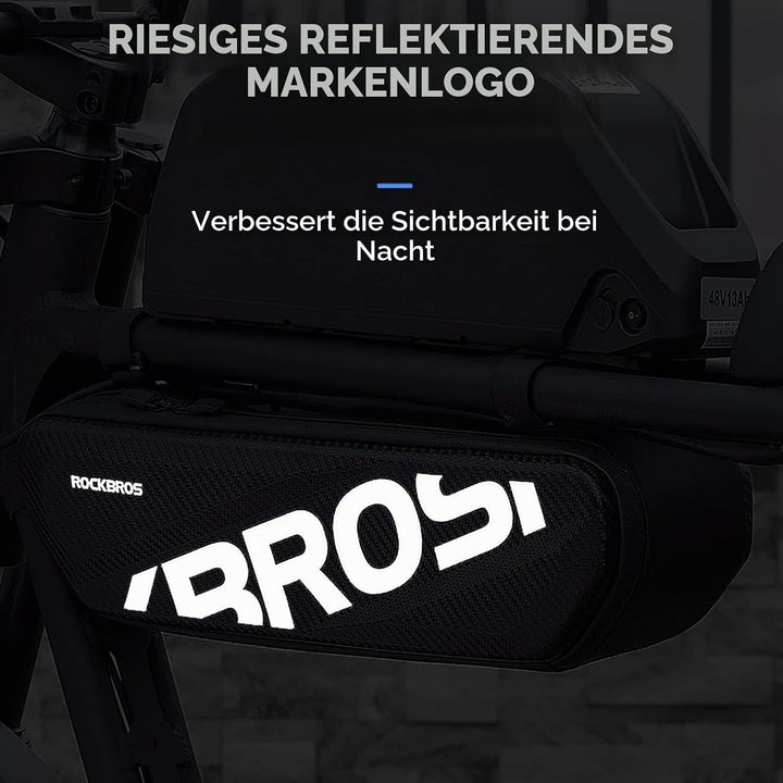 ROCKBROS Fahrrad Rahmentasche Fahrradtasche für Super 73 wasserdichte Oberrohrtasche Dreiecktasche 4