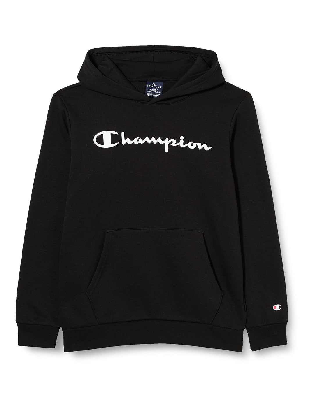 Champion Jungen Kapuzenpullover Legacy- Classic Logo 104-110 Schwarz, 104-110 Schwarz