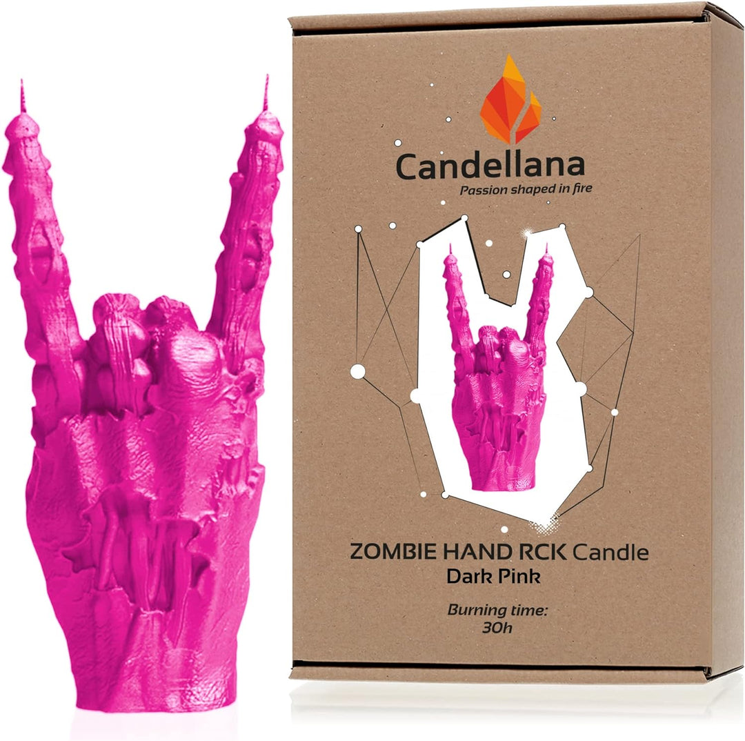 Candellana Zombie Deko Kerze - Zombie Hand Deko - Halloween Deko Hand - Gothic Deko - Grunge Deko Ke