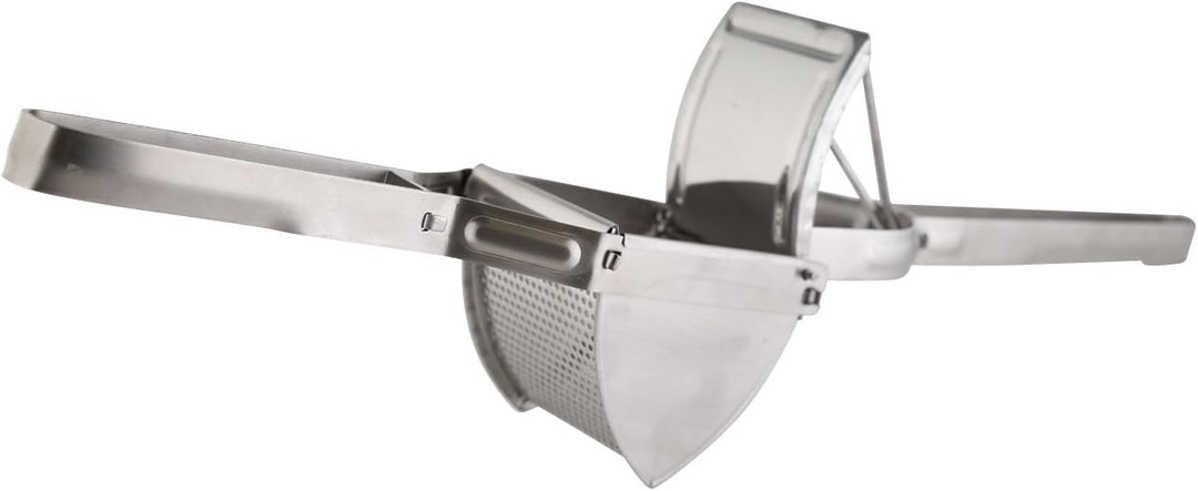axentia Kartoffelpresse in Silber, robuste Spätzlepresse aus rostfreiem Edelstahl, Korbbreite ca. 85