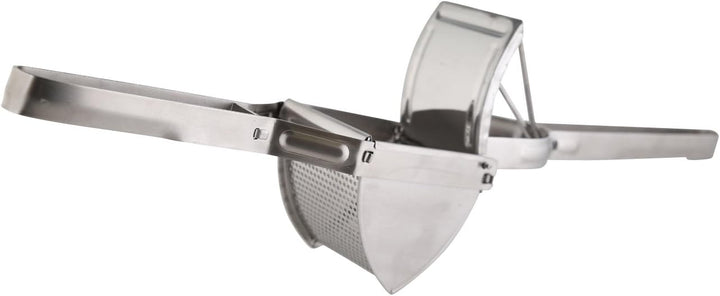 axentia Kartoffelpresse in Silber, robuste Spätzlepresse aus rostfreiem Edelstahl, Korbbreite ca. 85