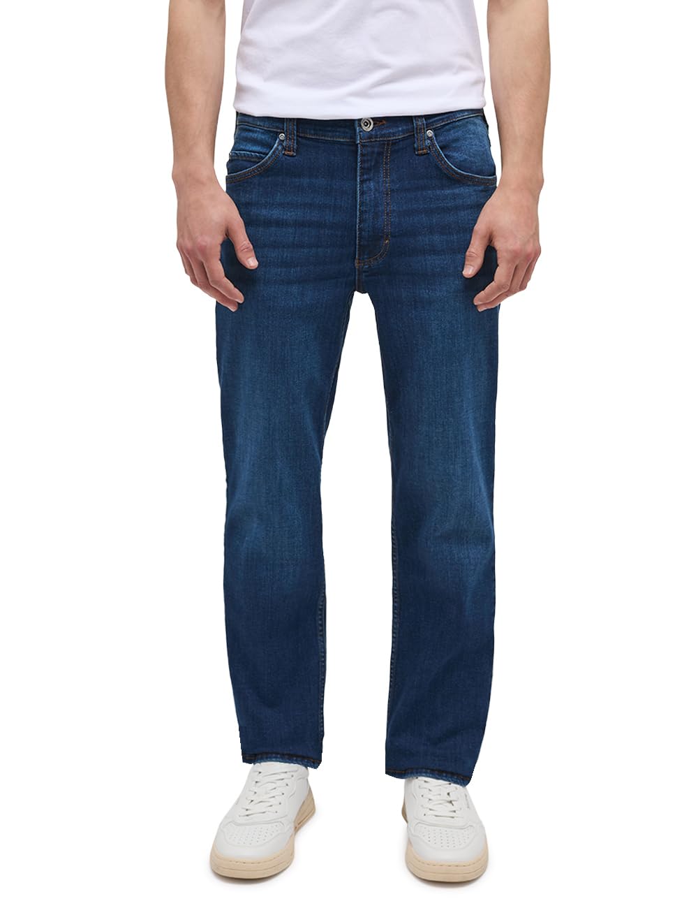 MUSTANG Herren Tramper Straight Jeans 30W / 30L Mittelblau 643, 30W / 30L Mittelblau 643