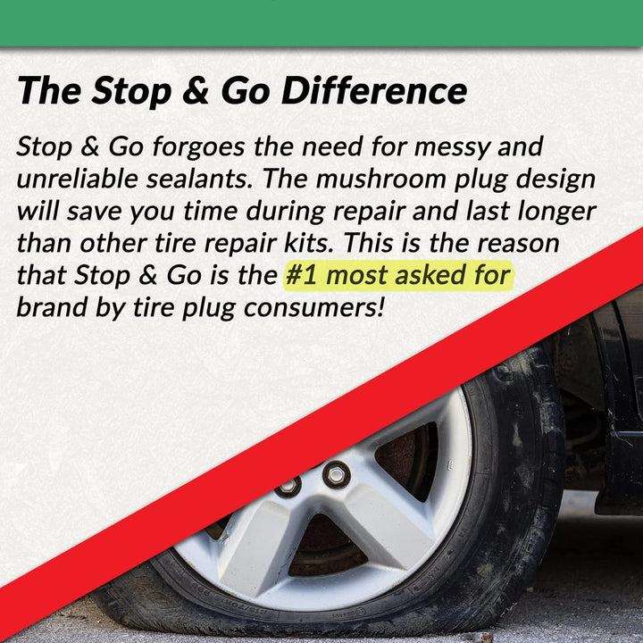 Stop & Go 6000 – Reparatur-Set für schlauchlose Reifen