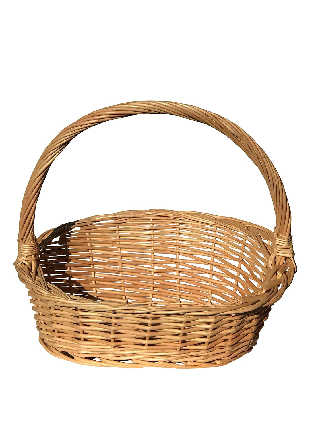 KretaNatura Geschenkkorb, Weidenkorb, Präsentkorb, Gross 45x33x38 cm