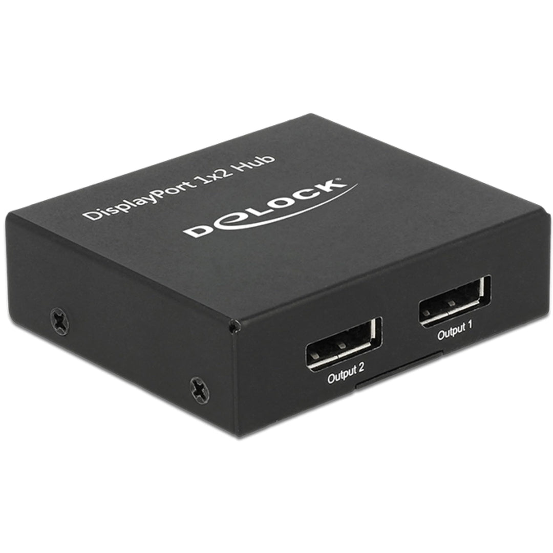 DeLock 87691, ﻿DisplayPort 1.2 Splitter 1 x DisplayPort in > 2 x DisplayPort Out 4K (Chipsatz: STDP4
