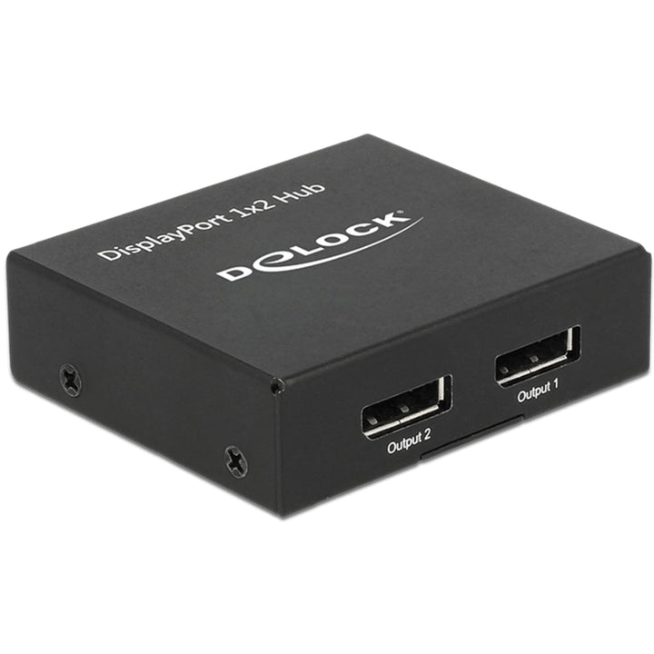 DeLock 87691, ﻿DisplayPort 1.2 Splitter 1 x DisplayPort in > 2 x DisplayPort Out 4K (Chipsatz: STDP4