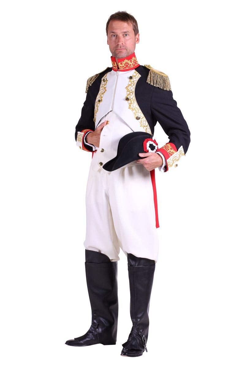 Thetru Kostüm General Napoleon Uniform Französischer Kaiser Fasching (XL), XL