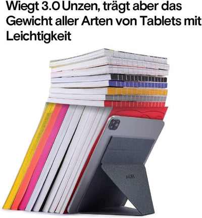 MOFT Unsichtbarer schlanker Tablet Ständer, verstellbares und faltbares Design, kompatibel mit Table