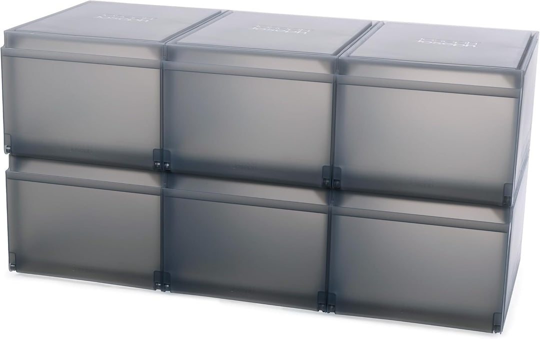 Joseph Joseph ShoeCase Premium Schuhaufbewahrungsbox, mit Klapptür, Staubdicht, Belüftet, Einfacher