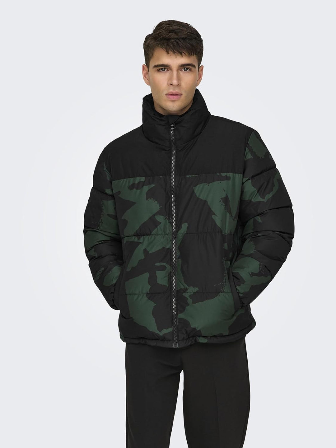 Only & Sons Male Daunenjacke ONSMELVIN Daunenjacke L Darkest Spruce, L Darkest Spruce