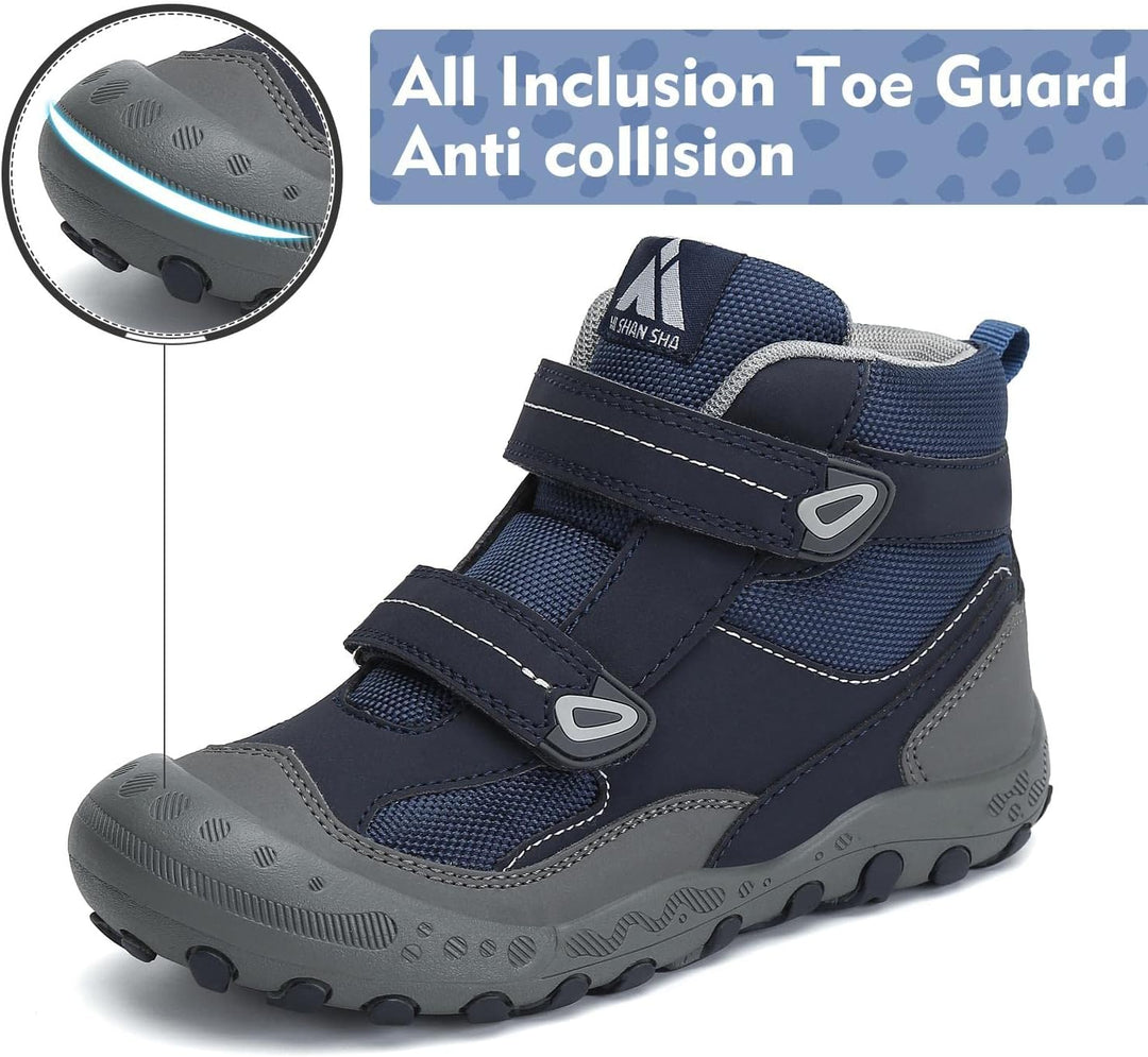 Mishansha Kinder Wanderschuhe Trekking Wanderstiefel Outdoor Trekkingschuhe 25 EU Signalblau, 25 EU