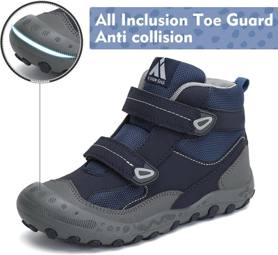Mishansha Kinder Wanderschuhe Trekking Wanderstiefel Outdoor Trekkingschuhe 26 EU Signalblau, 26 EU