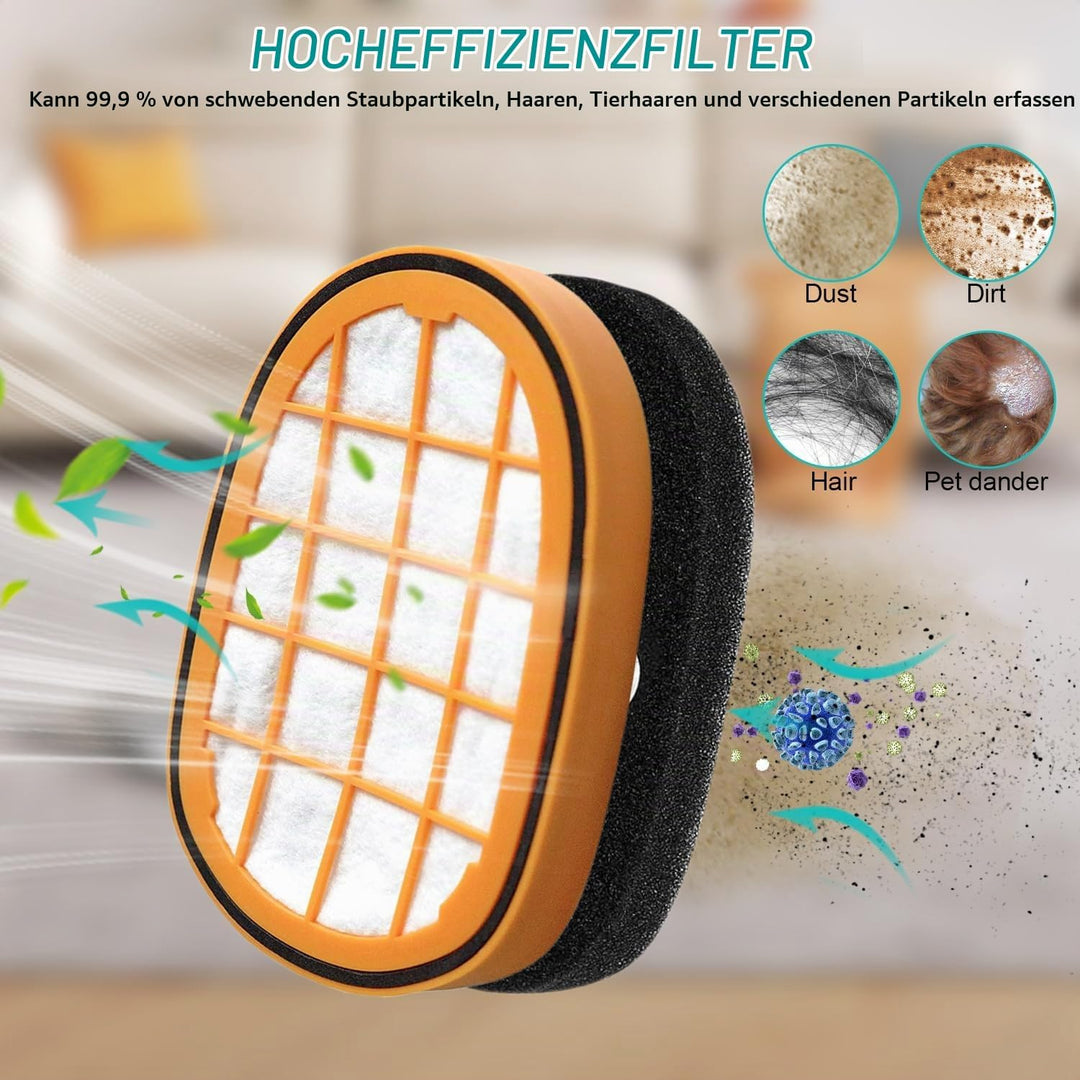 Philips Staubsauger Filter Set - Speedpro Max Bürste, HEPA + ABS Filter - Kompatibel Mit FC6812/6814