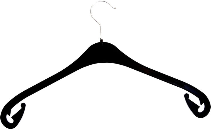 Kleiderbügel aus Kunststoff, schwarz, Rockhaken, 43 cm 25 STK. 25 St. Na43s, 25 St. Na43s