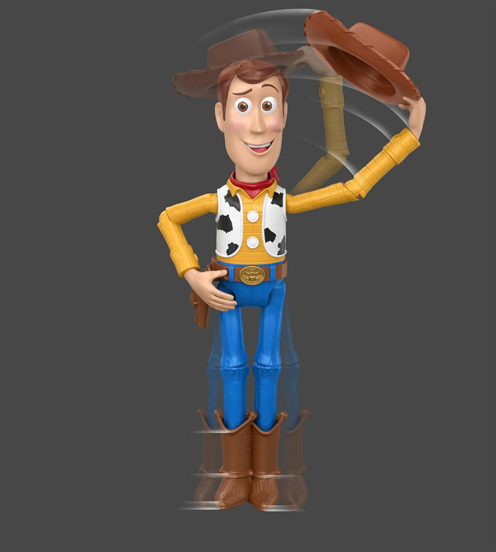 Mattel Disney Pixar Toy Story 5 grosse Woody-Figur, ca. 30 cm gross, Sheriff Woody Spielzeug aus dem