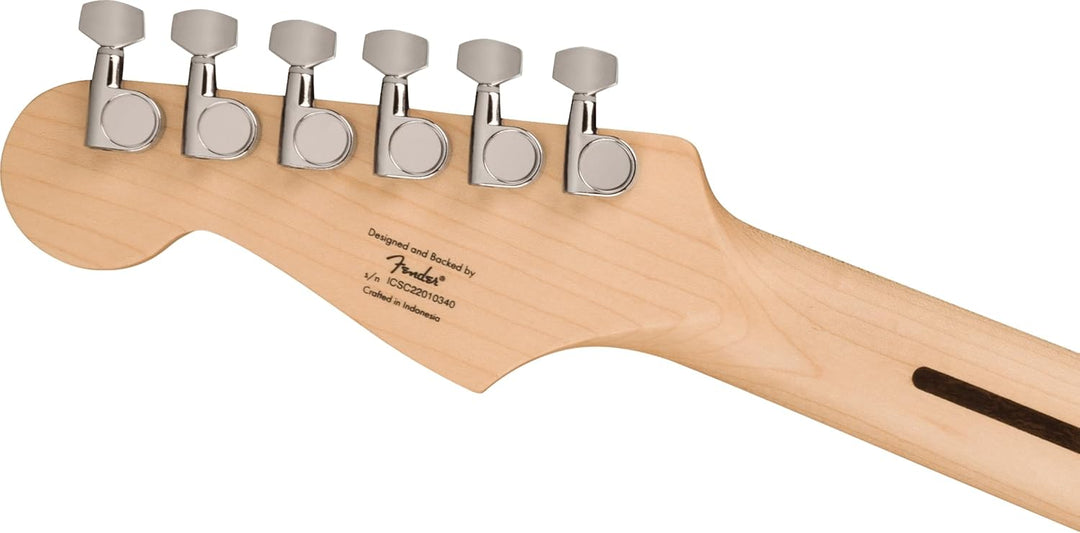 Squier by Fender Sonic Stratocaster® E-Gitarre, Griffbrett aus Ahorn, weisses Schlagbrett, 2-farbige