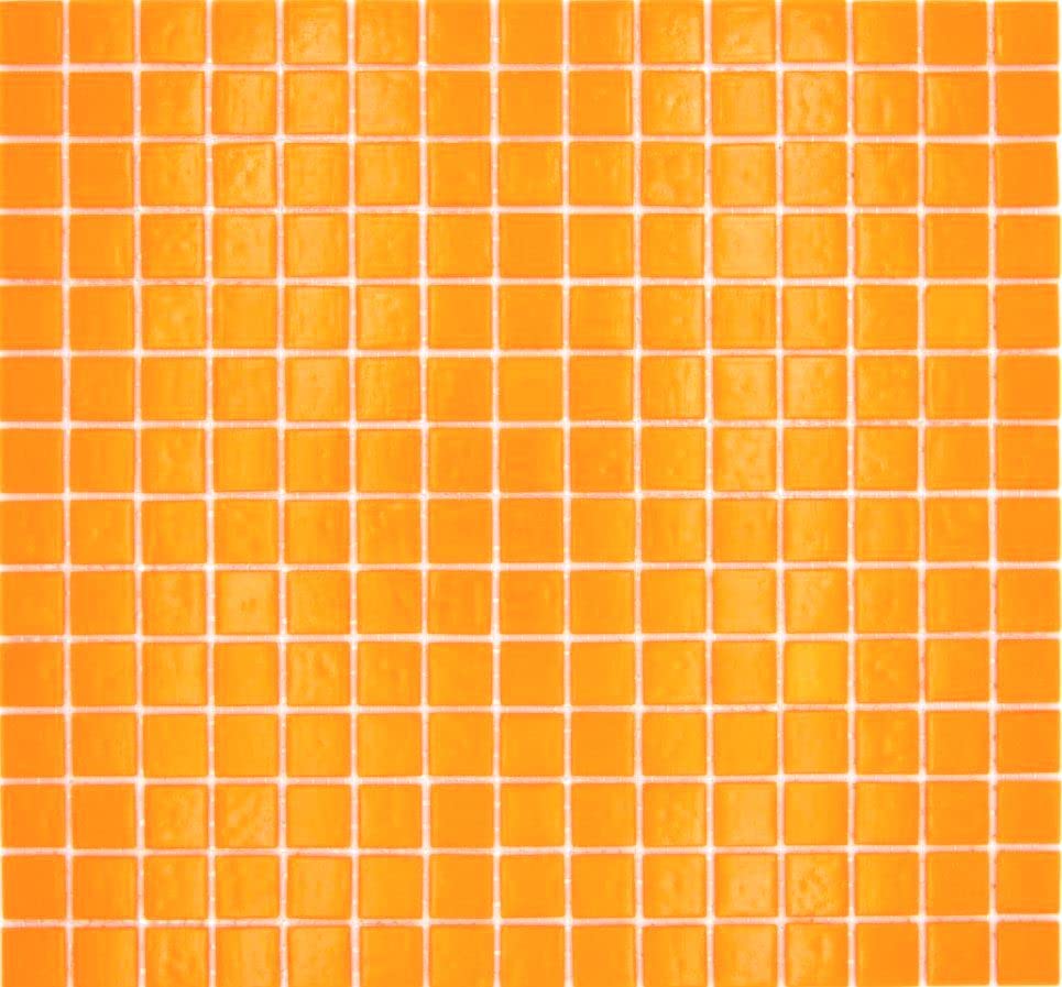 Mosaikfliese Glasmosaik orange Küchenrückwand Duschwand | 10 Mosaikmatten