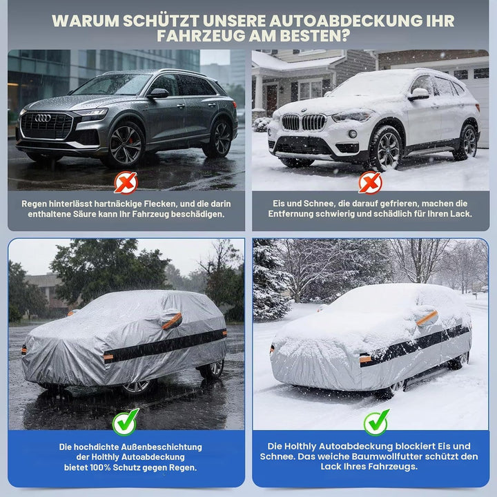 Autoabdeckung SUV Passend für BMW X3 E83/F25/G01/G45/G48（2003-2026）10 Schichten Vollgarage Auto Abde