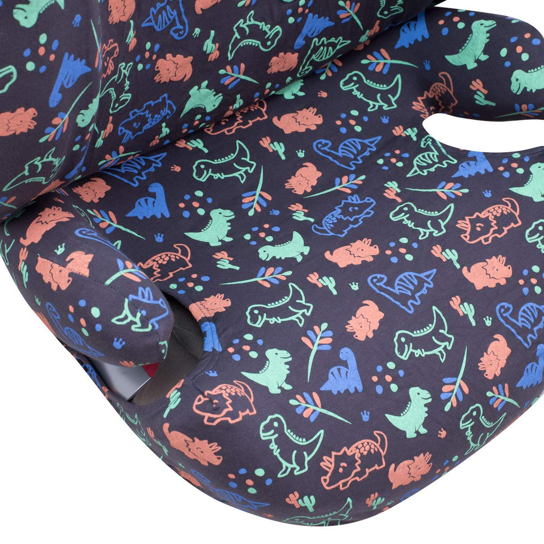 JYOKO Kids Bezug kompatibel mit Cybex Solution Q2 Fix, Q3, Cybex Z Fix, Gb Elian (Happy Dino), HAPPY