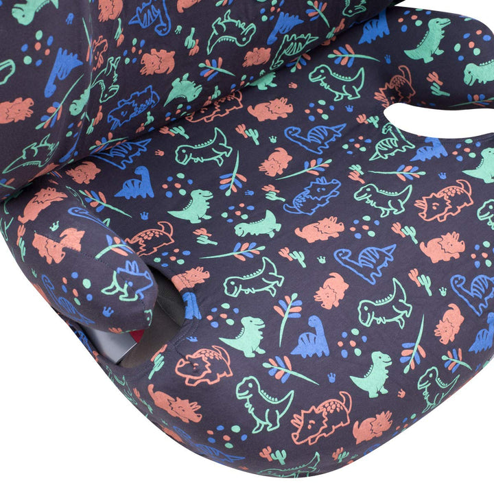 JYOKO Kids Bezug kompatibel mit Cybex Solution Q2 Fix, Q3, Cybex Z Fix, Gb Elian (Happy Dino), HAPPY