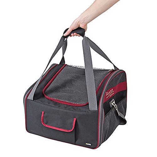 Kerbl 80594 Autositztasche Axion, 41 x 34 x 30 cm, schwarz/rot