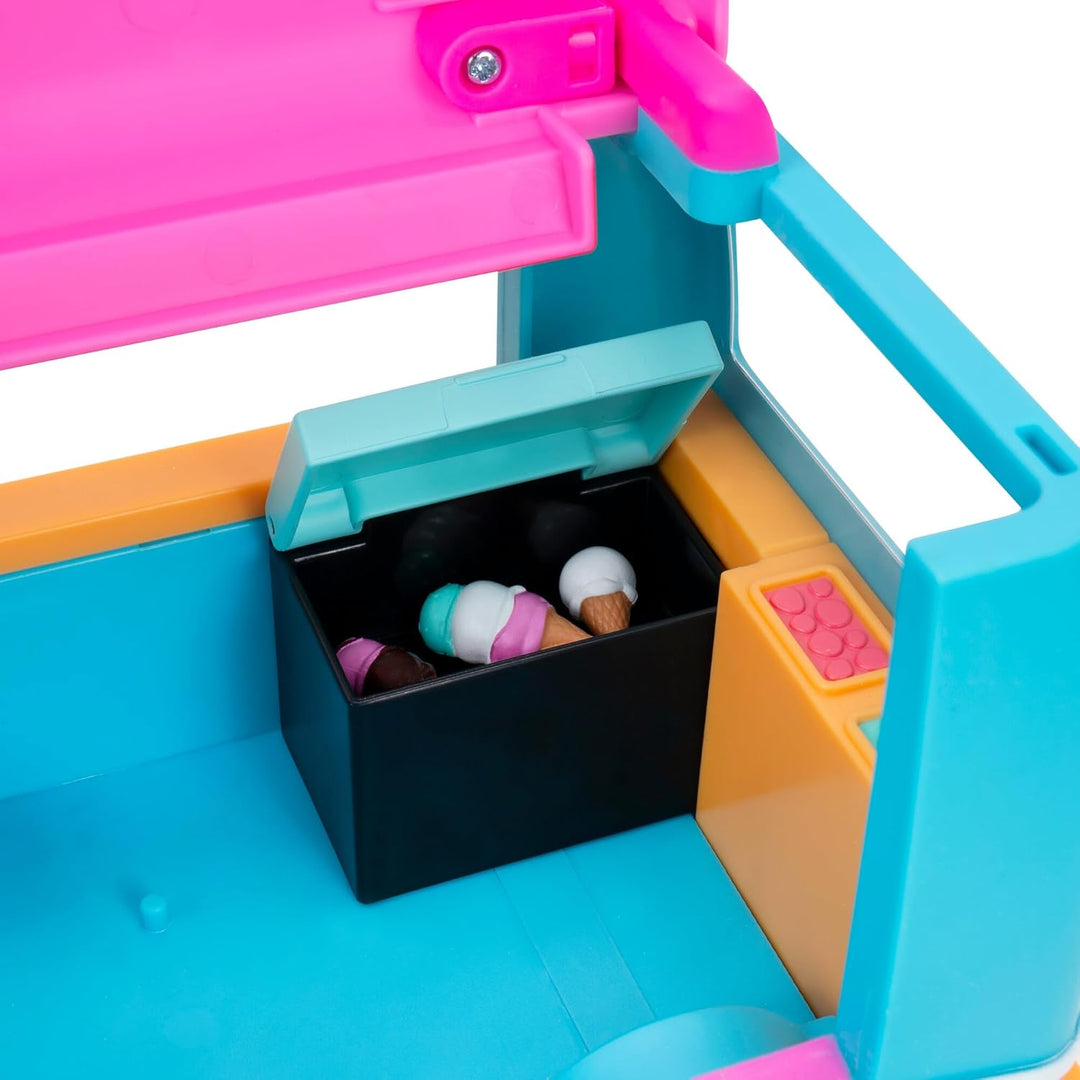 Adopt Me! AME0147 - Eiswagen - Transformierendes Fahrzeug mit Licht und Sound - Top Online Spiel - E