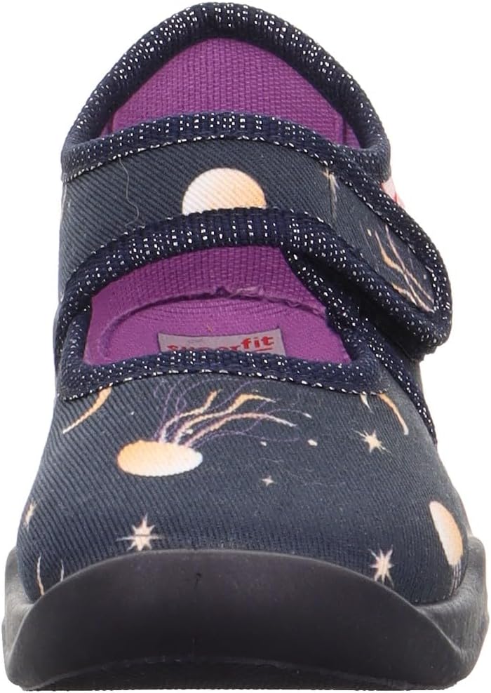 Superfit Jungen Bubble Hausschuh 23 EU Blau Mehrfarbig 8030, 23 EU Blau Mehrfarbig 8030