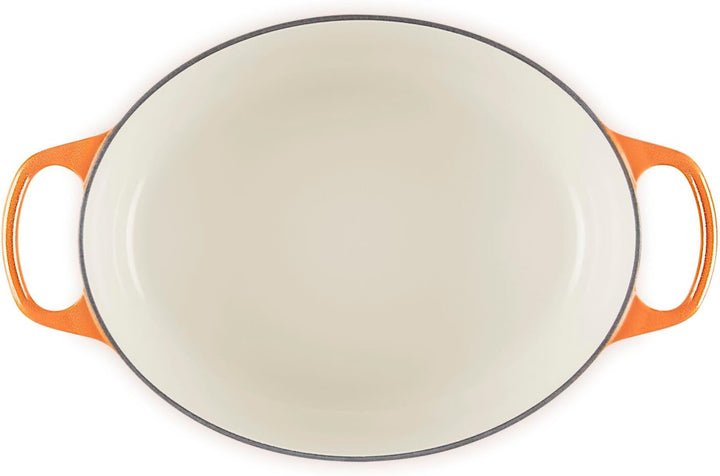 Le Creuset Flamme Dorée Ovalkasserolle, 29 cm Volcanic 29 cm, Volcanic 29 cm