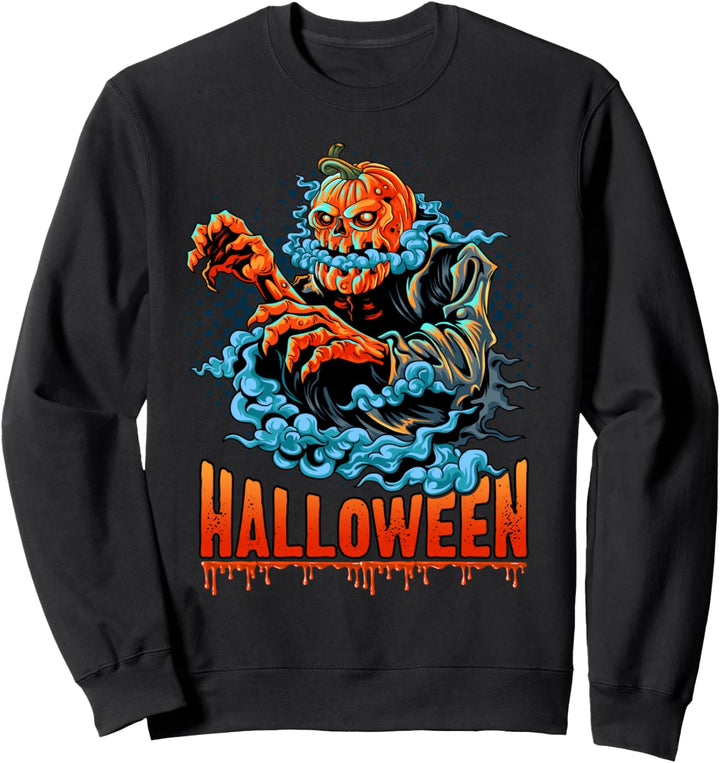 Halloween, Kürbis Monster Sweatshirt
