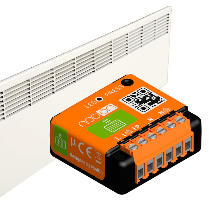 Nodon SIN-2-FP-00 Zündkabel für Enocean-Heizmodule, orange, klein