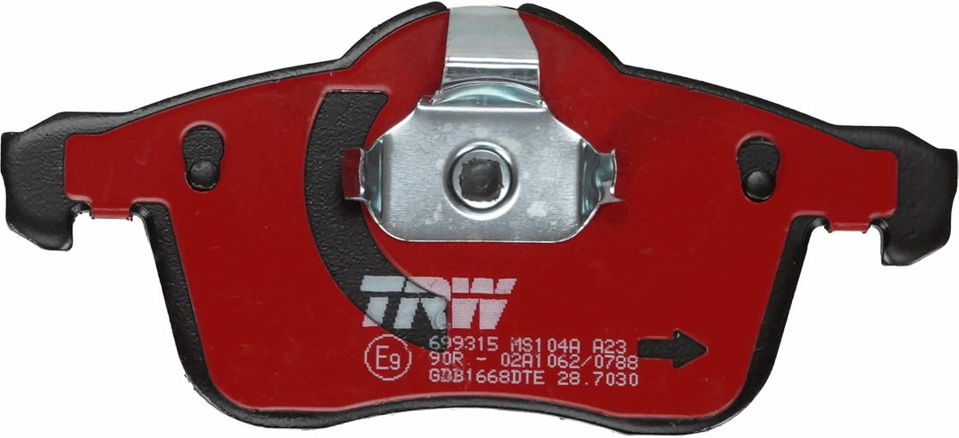 TRW GDB1668DTE Bremsbelagsatz, Scheibenbremse