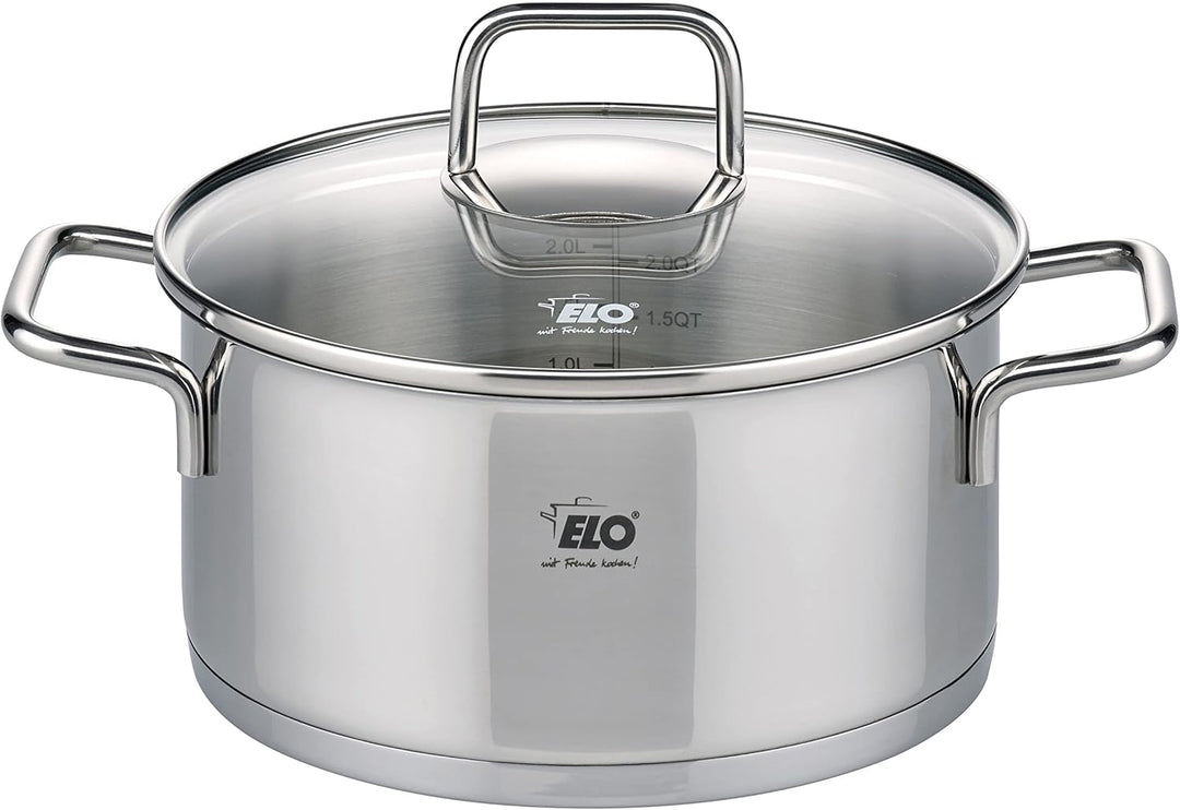 ELO Bratentopf CITRIN (D 20 cm) D 20 cm silber Topf Universaltopf Suppentopf Kochtopf