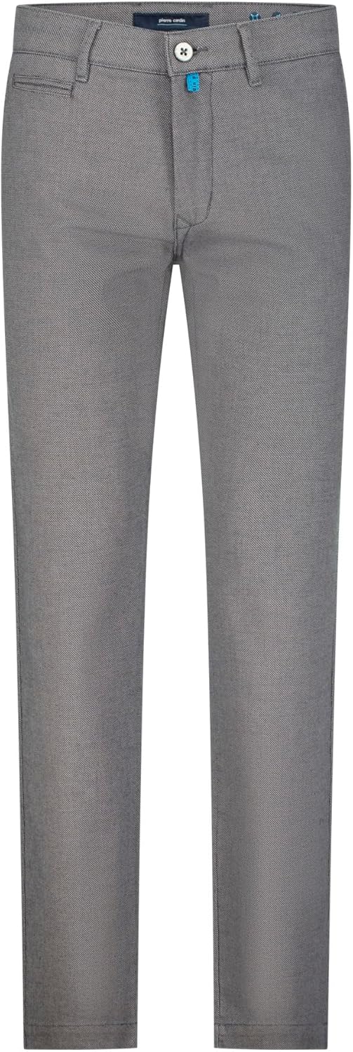 Pierre Cardin Herren Chino Futureflex Lyon | Männer Hose | Tapered Fit 30W / 32L Grau, 30W / 32L Gra