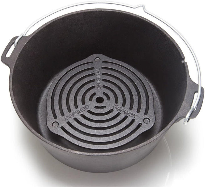 Petromax Stapelrost gr-s30 - Gusseisen Grillrost &amp; Untersetzer | Passgenauer Gusseisenrost für Feuer