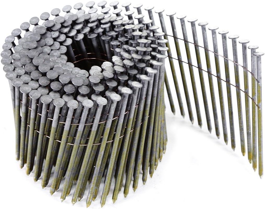Prebena 8XR-CNW90 Coilnagler Druckluftnagler im Transportkoffer + Prebena CNW31/90BKRI Coilnägel Rin