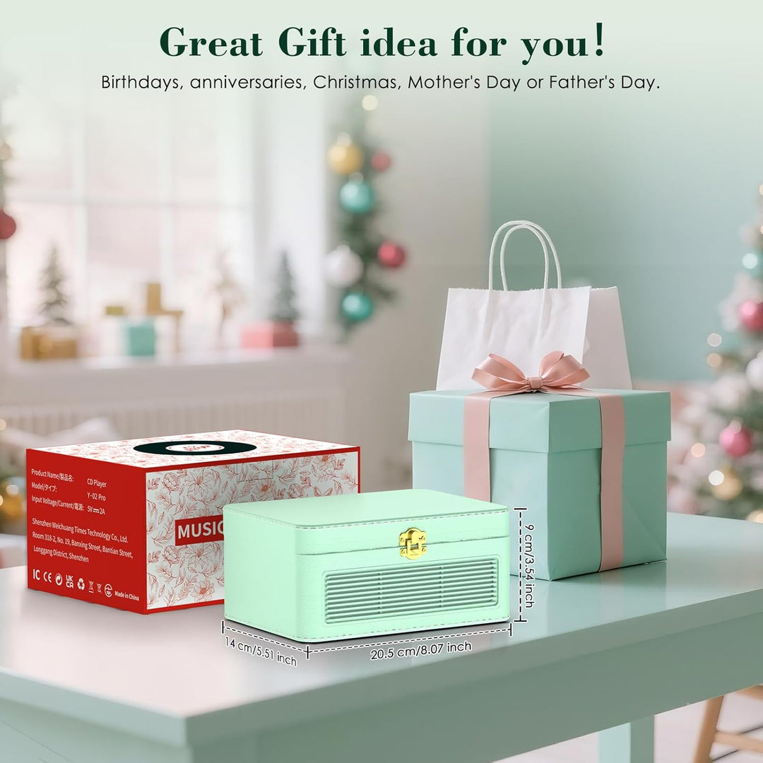 CD Player Tragbar Bluetooth: Kegaudio Radio mit CD-Player Tragbarer mit Lautsprecher Fernbedienung U