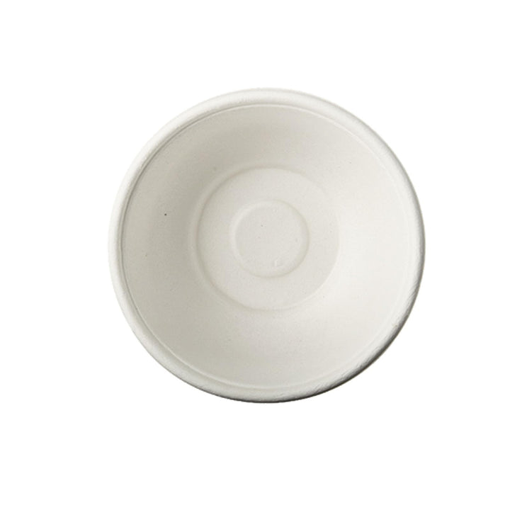 PAPSTAR 500 Schalen, Zuckerrohr Pure 200ml Ø 11,2cm 4,2cm Weiss