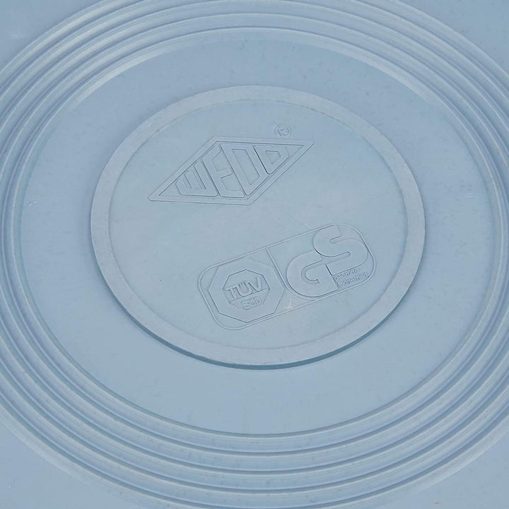 Wedo 212102 Rollhocker Metall, TÜV- und GS-geprüft, Höhe 43 cm, Tragkraft 150 kg,