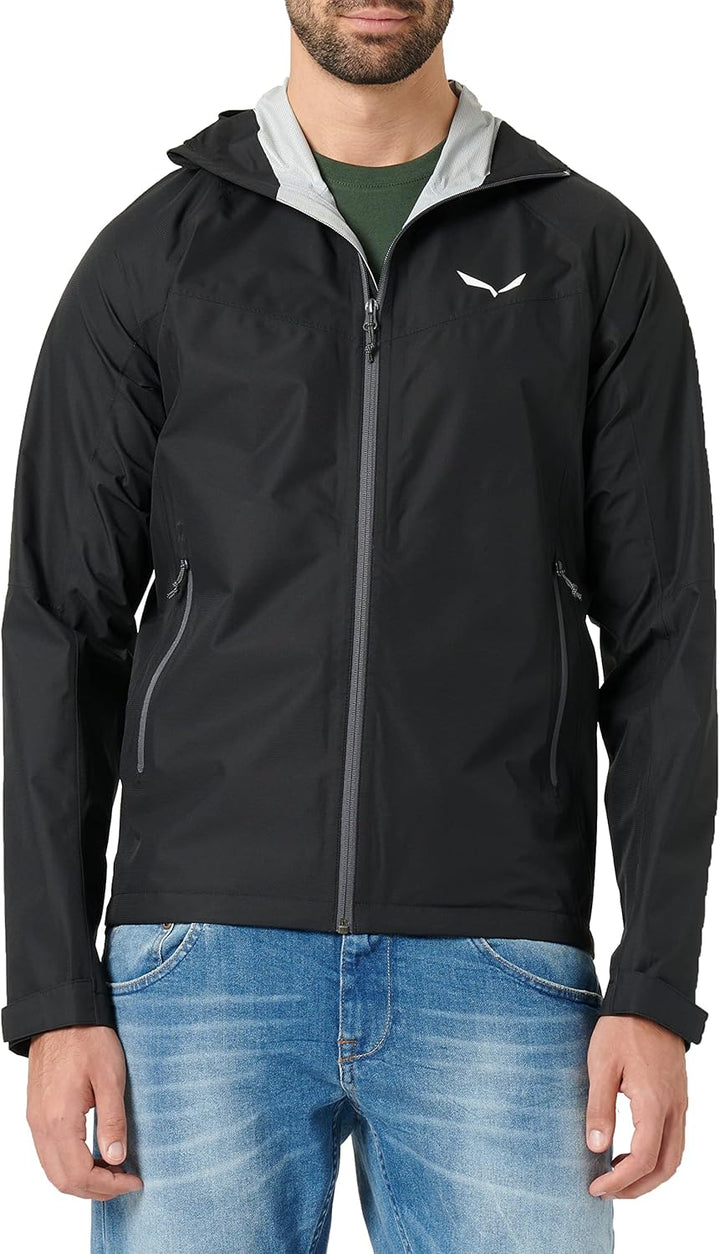 Salewa Herren Puez (Aqua 3) Ptx M Jkt Regenjacken S BLACK OUT/0730, S BLACK OUT/0730