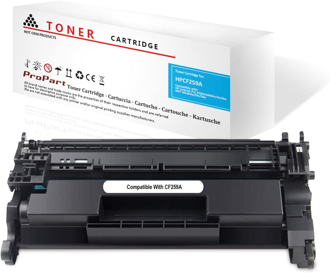 BeOne 1X 59A CF259A 59X CF259X Kompatible Tonerkartusche für Laserjet Pro M404 M404n M404dn M404dw M