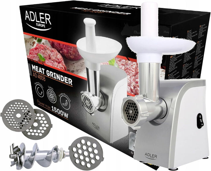 Adler Fleischwolf mit 350W Leistung AD 4808, grau