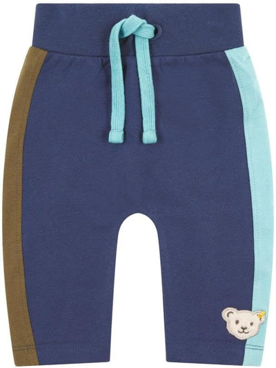 Steiff Baby-Jungen Jogginghose Hose lang 80 Crown Blue, 80 Crown Blue