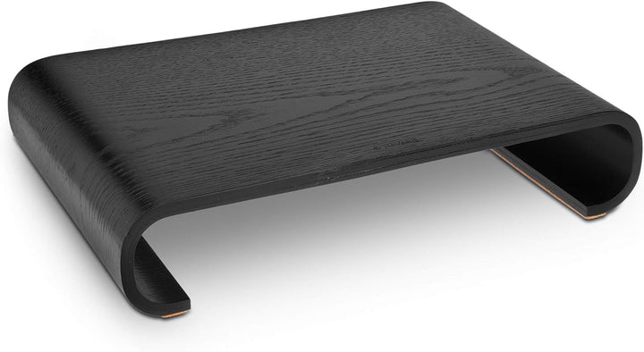 Navaris Bildschirm Holzständer TV Ständer - Computer Tisch Schreibtisch Monitorständer Bank - Schrei