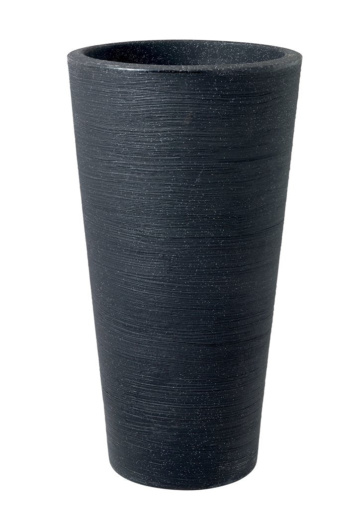 Stewart Varese Blumentopf, niedrig, Plastik, Granit, 40 cm 40 cm Rund Hoch Granit, 40 cm Rund Hoch G