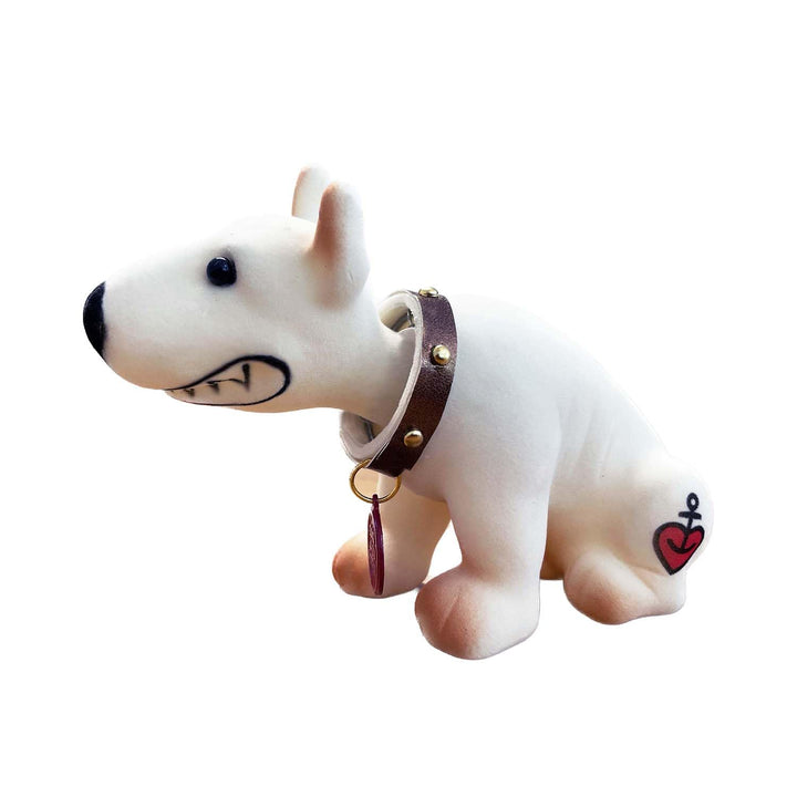 ASTRA Wackel-Bulli, witzige Bullterrier Figur mit Wackel-Kopf, Kleiner Pitbull als Geschenkidee für