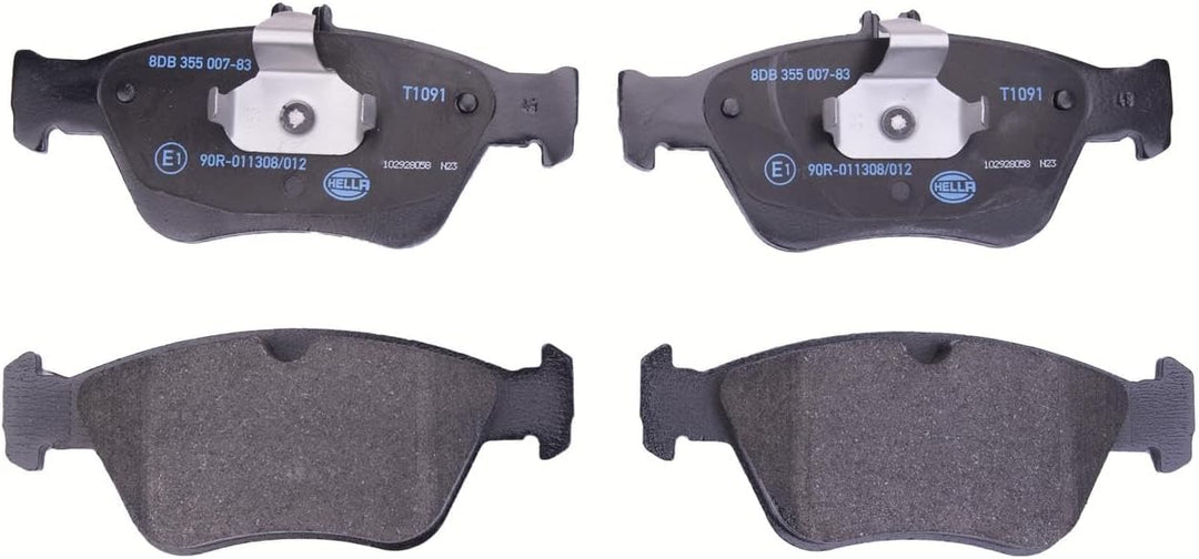 HELLA PAGID 8DB 355 007-831 Bremsbelagsatz - T1091 - Dicke/Stärke: 19.8mm - Bremssystem: Teves - für