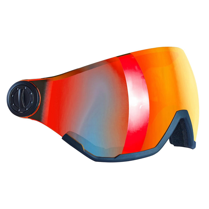 BLACK CREVICE Ersatzvisier mit Vollschutz I Skihelm-Ersatzvisier für Skihelm Arlberg &amp; Gstaad &amp; Saal
