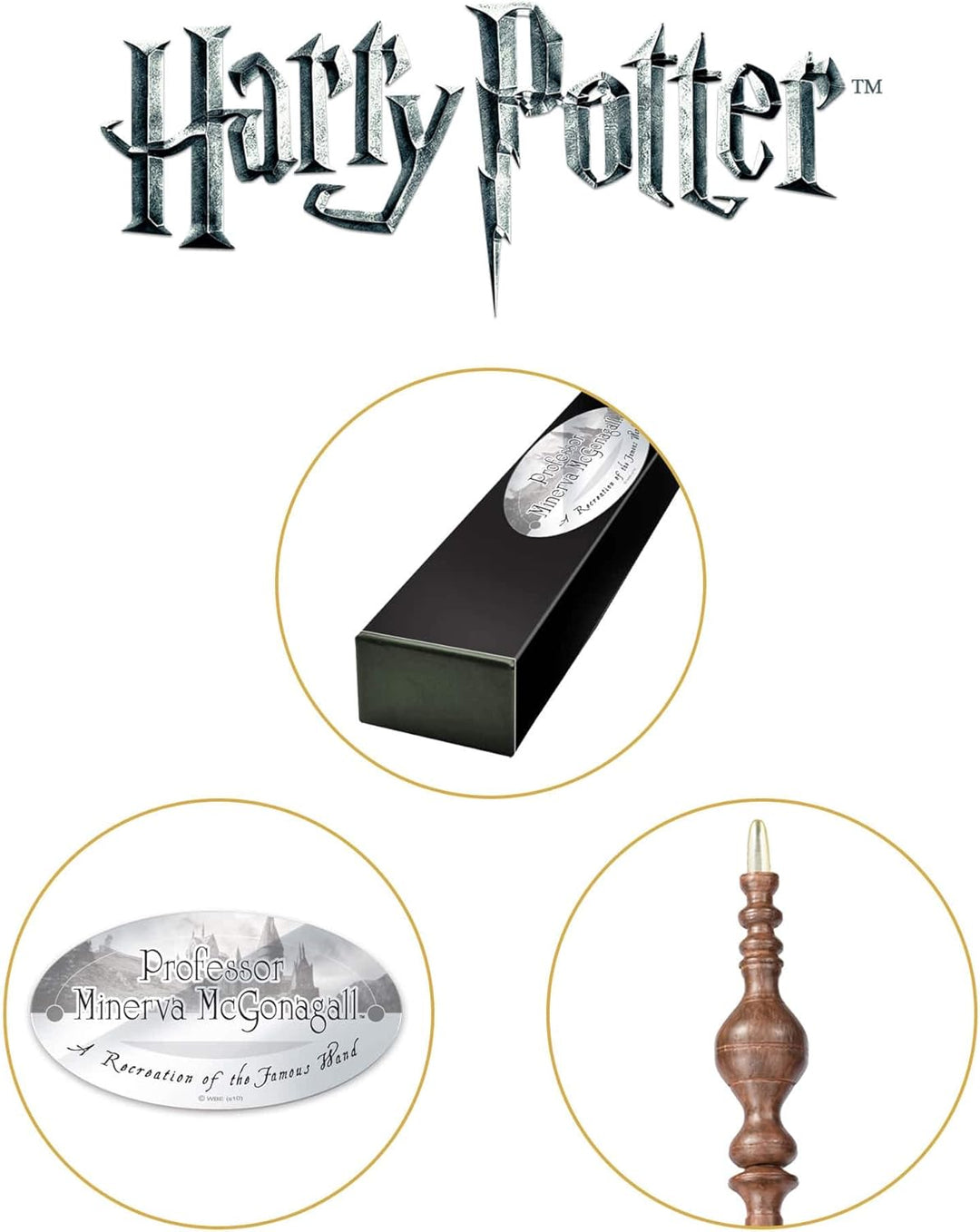 The Noble Collection Harry Potter Minerva McGonagall Character Wand by